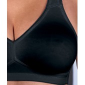 Soutien-gorge Sans Armatures Rosa Faia 5493 - Noir - Taille 115-125A - Confort Et Maintien Naturel